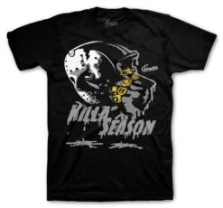 Retro 11 Black Cement Killa Season Shirt