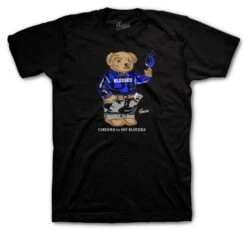 Retro 13 Hyper Royal Cheers Bear Shirt