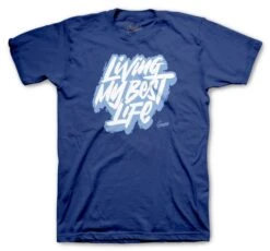 Retro 12 Indigo Living Life Shirt