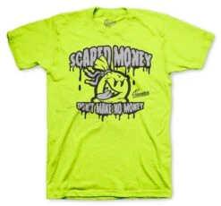 Retro 4 Neon 95 Scared Money Shirt