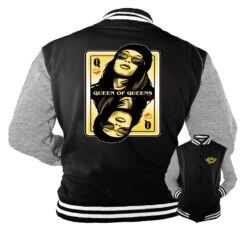 Retro 9 University Gold Queen Of Queens Jacket
