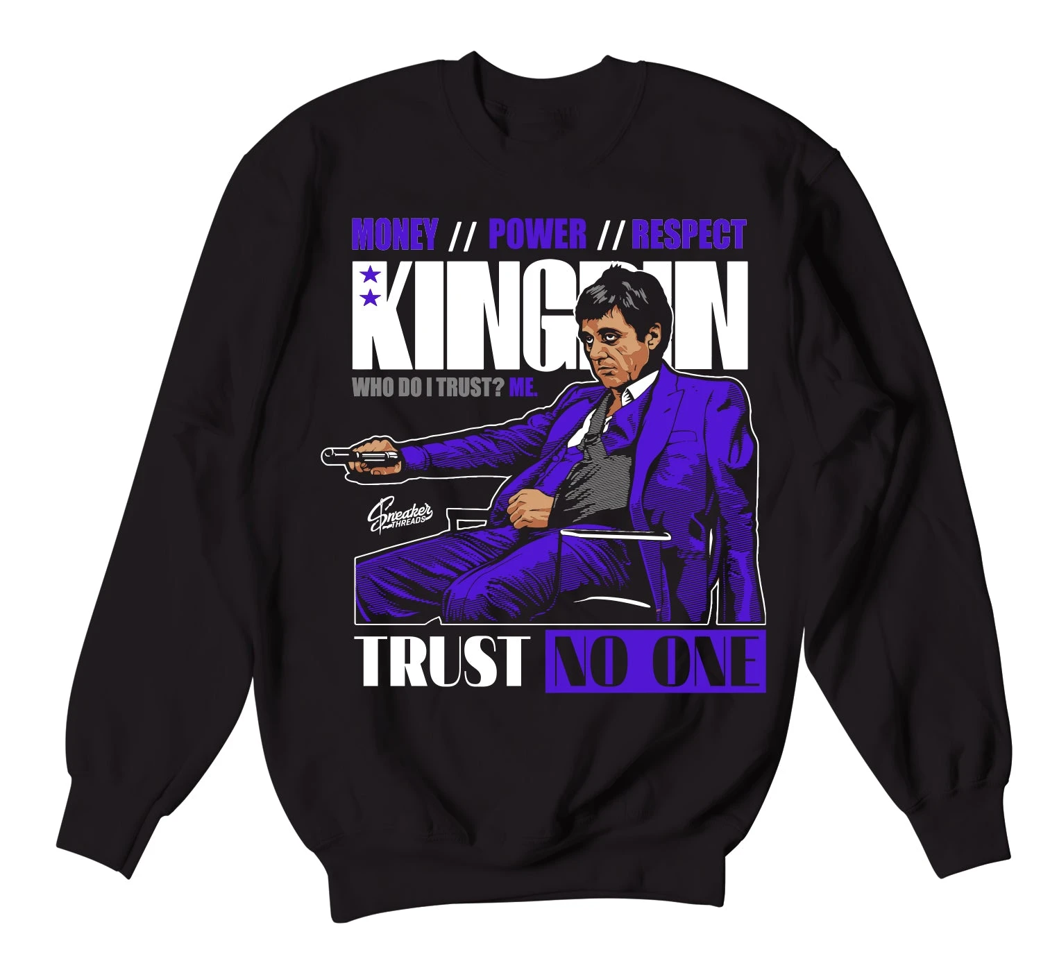 Retro 13 Court Purple Trust Issues Sweater 3 Retro 13 Court Purple Trust Issues Sweater