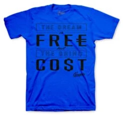 Retro 9 Racer Blue Cost Shirt