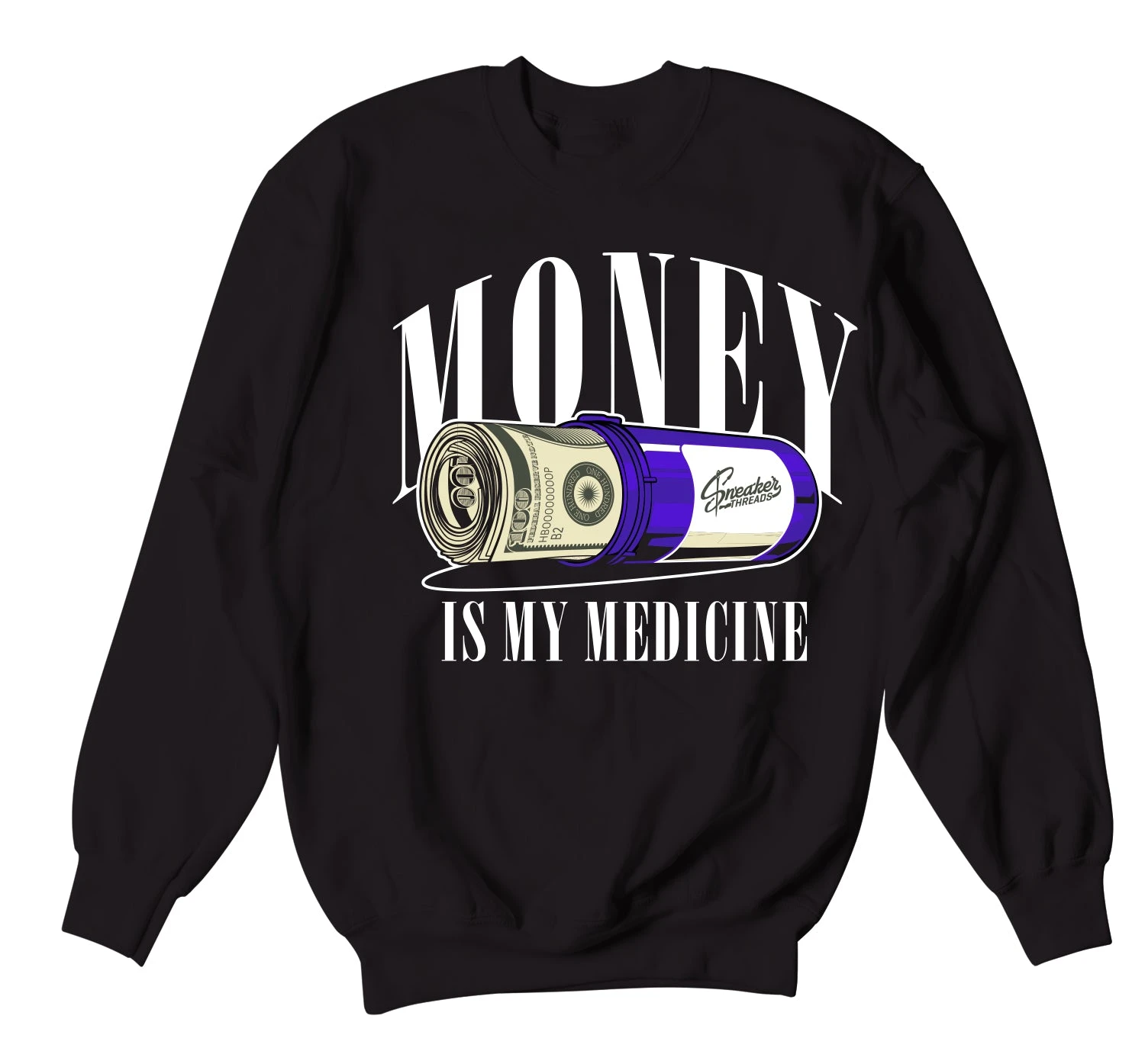 Retro 13 Court Purple Medicine Sweater 3 Retro 13 Court Purple Medicine Sweater