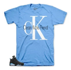 Retro 6 University Blue Clean Kicks Shirt