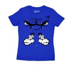 Womens - Racer Blue 5 Bullface Sneaker Tee