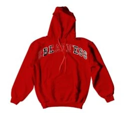 Retro 9 Gym Red StitchedHoody