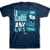 Retro 13 Obsidian Love Kicks Shirt