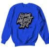 Retro 9 Racer Blue Living Life Sweater -Sneaker Threads Shop 11111111 bc899574 1ef5 4ae9 963d c500ddac2643