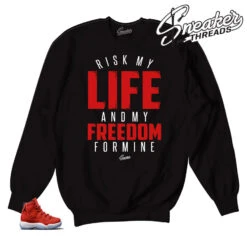 Retro 11 Win Like 96 My Life Sweater