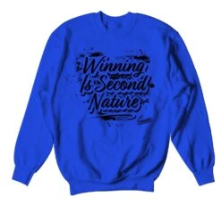 Retro 9 Racer Blue Second Nature Sweater