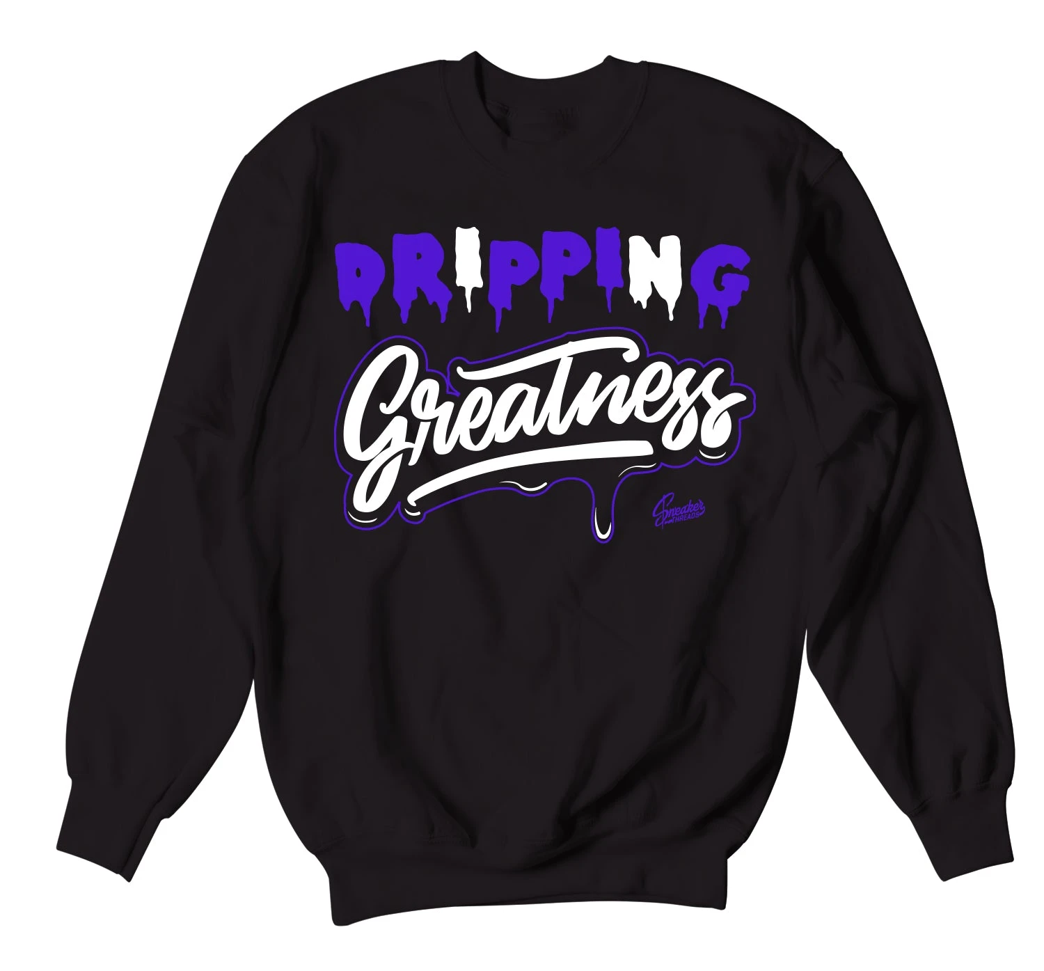 Retro 13 Court Purple Dripping Greatness Sweater 3 Retro 13 Court Purple Dripping Greatness Sweater