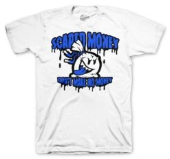 Retro 3 Racer Blue Scared Money Shirt