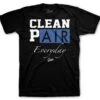 Retro 1 Dark Marina Blue Clean Pair Shirt