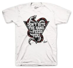 Retro 1 Satin Snake Sports Hand That Feeds Shirt