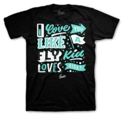 Retro 5 Island Green I Love Kicks Shirt