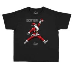 Kids - Cool Grey 11 Air Santa Shirt