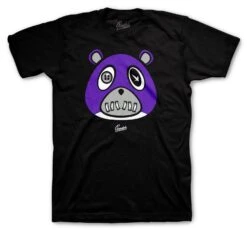 Retro 13 Court Purple ST Bear Shirt