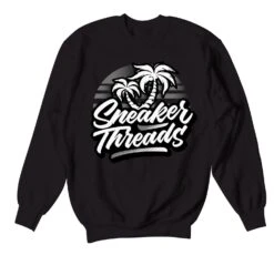 Retro 11 Metallic Silver ST Palms Sweater