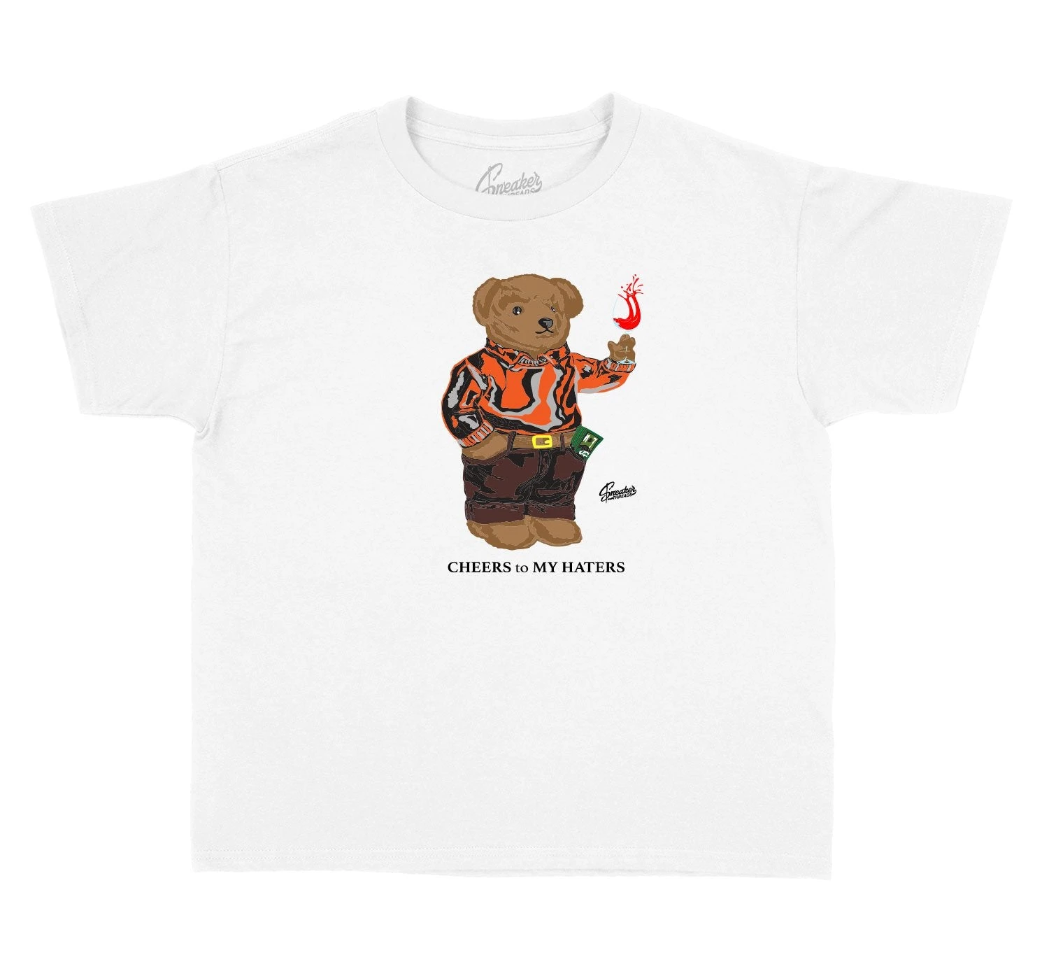 Kids - Shattered Backboard Foam Cheers Bear Shirt 3 Kids - Shattered Backboard Foam Cheers Bear Shirt