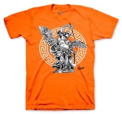 Retro 5 Orange Blaze St Michael Shirt