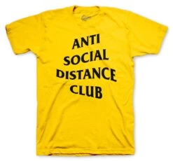 Retro 12 University Gold Social Distance Shirt