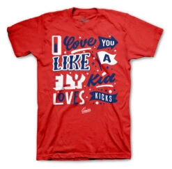 Retro 4 FIBA Love Kicks Shirt