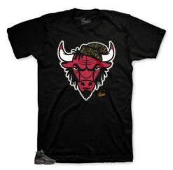 Retro 8 Air Raid Rasta Bull Shirt