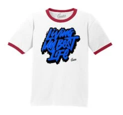 Retro 4 What The Four Living Life Ringer Shirt