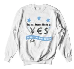 Retro 3 Valor Blue Answer Sweater