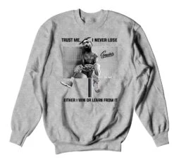 Retro 11 Cool Grey Trust Me Sweater