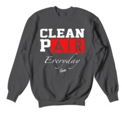 Retro 12 Dark Grey Everyday Sweater