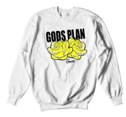 Retro 6 Citron Tint Gods Plan Sweater
