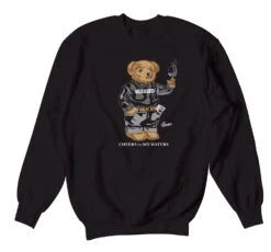 Clay Brown Cheers Bear Sweater
