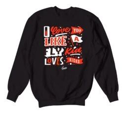 Foamposite Lava Love Kicks Sweater