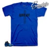 Flightposite Neon Royal Greatness One Shirt -Sneaker Threads Shop Flightposite dark neon royal shirt match