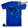 Flightposite Neon Royal Heaven Cent Shirt -Sneaker Threads Shop Flightposite dark neon royal sneaker tees match