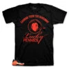 Foamposite Habanero Red Lucky Pennies Shirt -Sneaker Threads Shop Habanero foamposite shirt match shoes