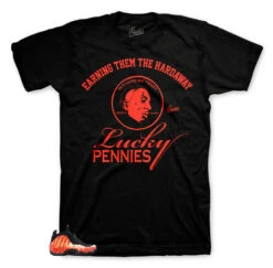 Foamposite Habanero Red Lucky Pennies Shirt