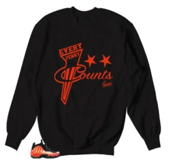 Foamposite Habanero Red Every Penny Sweater