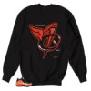Foamposite Habanero Red Heaven Cent Sweater -Sneaker Threads Shop Habanero red foamposite sweaters match foam