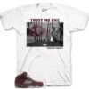 Retro 5 Burgundy Tony Knows Shirt -Sneaker Threads Shop JORDAN 5s BURGUNDY shirts