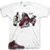 Retro 5 Burgundy Fly Kicks Shirt -Sneaker Threads Shop JORDAN 5s BURGUNDY tee