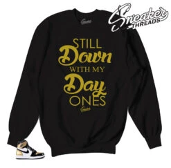 Retro 1 Gold Toe Day Ones Sweater
