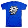 Retro 4 Royal Flyknit Livin Life Shirt -Sneaker Threads Shop Jordan 4s royal flyknit tees
