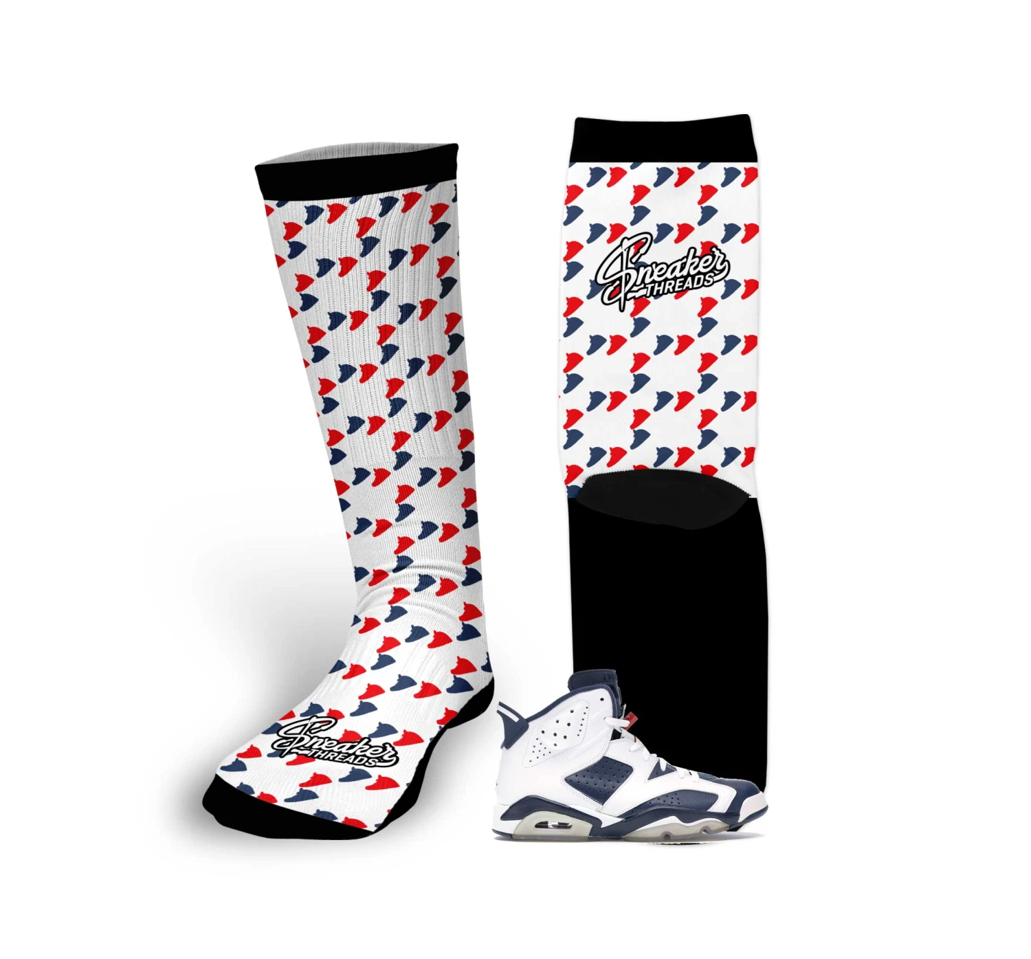 Retro 6 Olympic All Over Socks 3 Retro 6 Olympic All Over Socks