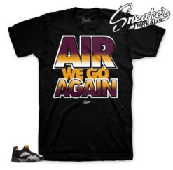 Retro 7 Low Bordeaux Air We Go Shirt