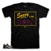 Retro 7 Low Bordeaux Sorry Shirt -Sneaker Threads Shop Jordan 7 low nrg bordeaux sneaker tees match retro 7 shoes