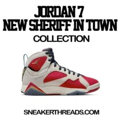 Retro 7 New Sheriff In Town Killa Season Shirt -Sneaker Threads Shop Jordan 7 trophy room sneaker tees
