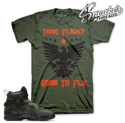 Retro 8 Take Flight Born To Fly Shirt
